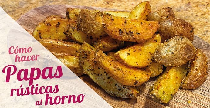 papas rústicas al horno