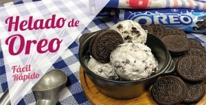 helado de oreo